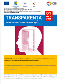 Jurnal cercetare - Transparenta